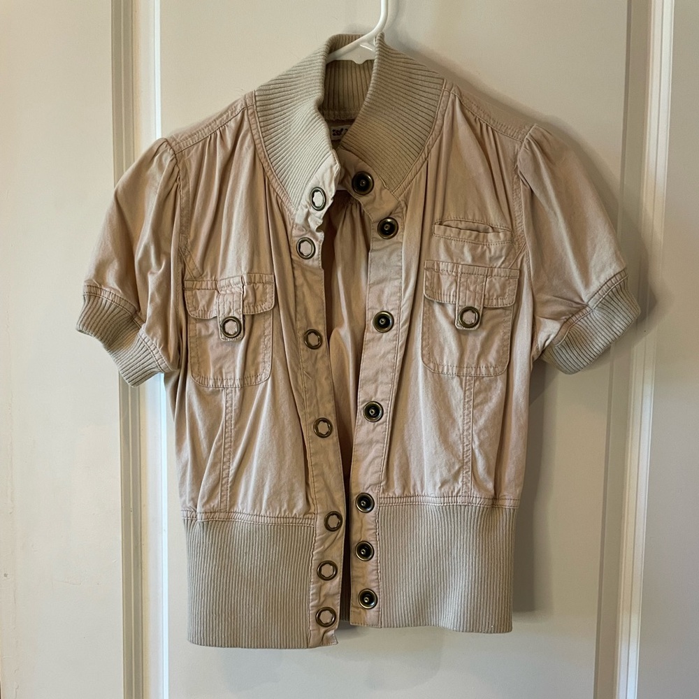 Short Sleeve Cargo Jacket